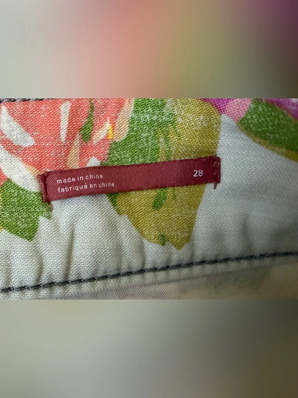 Anthropologie Pilcro Floral The Wanderer Shorts Size 28 - Picture 7 of 13